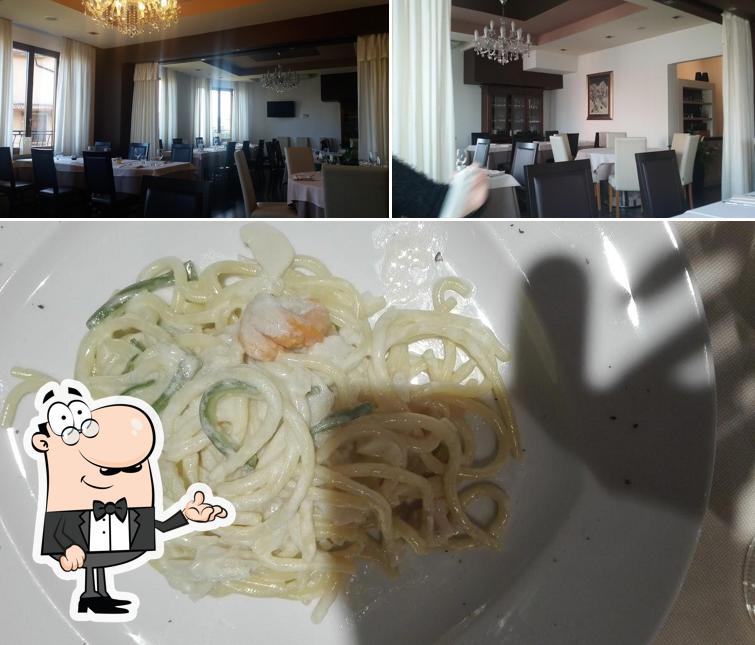 Questa è la immagine che raffigura la interni e cibo di Ristorante B&BTulio