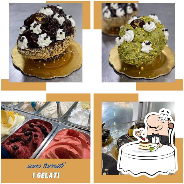 Pistacchio al Siciliano serve un'ampia varietà di dolci