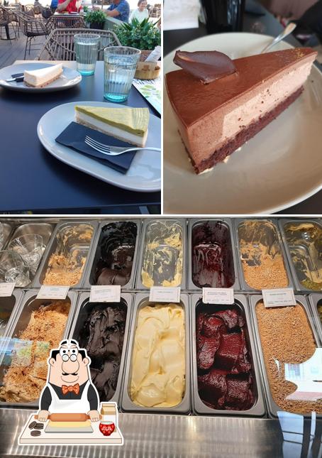 Kavana Piaf offre un'ampia varietà di dessert