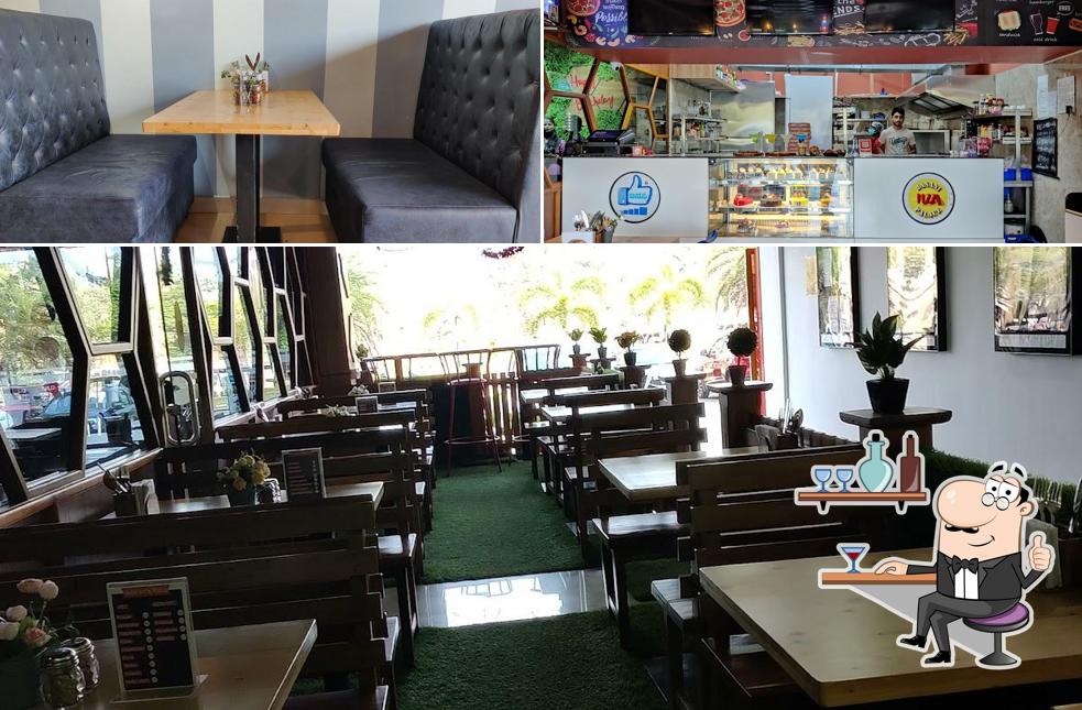 The interior of Janani Pizza Palace