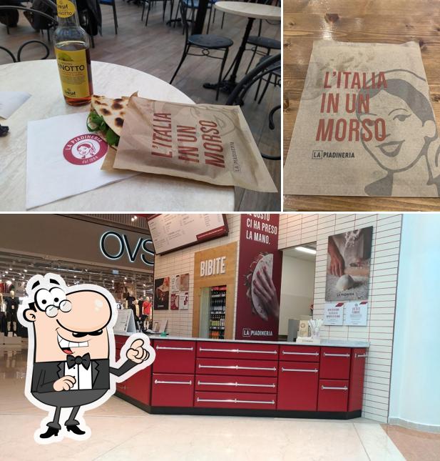 Gli interni di La Piadineria