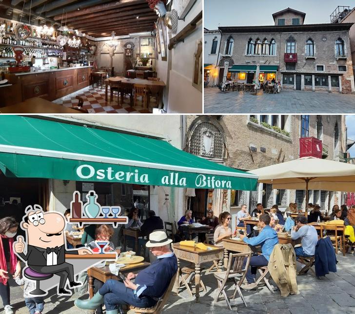 Siediti a un tavolo di Osteria Alla Bifora