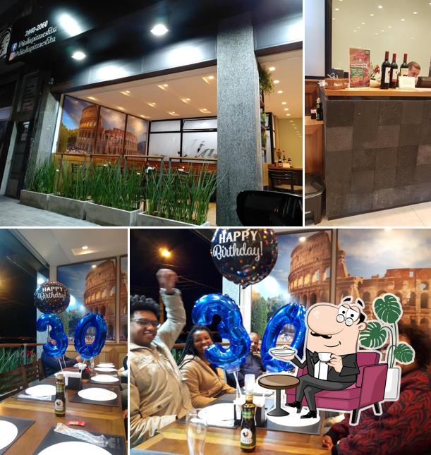 Veja imagens do interior do D´Itália Pizzaria e Esfiharia em Guarulhos SP