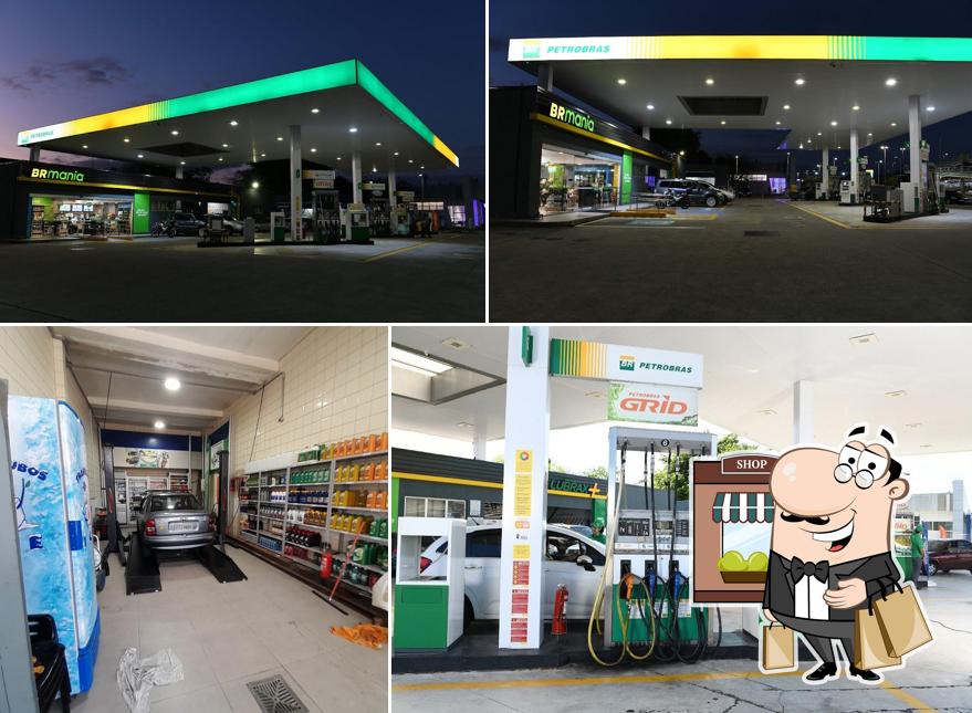 O exterior do Posto Petrobras