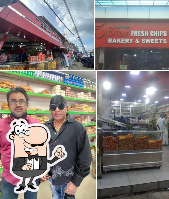 The exterior of 5 STAR HOT CHIPS CENTRE & BAKERY & SWEETS