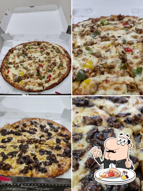 Get pizza at Bakewill's Bakery and Cafe
