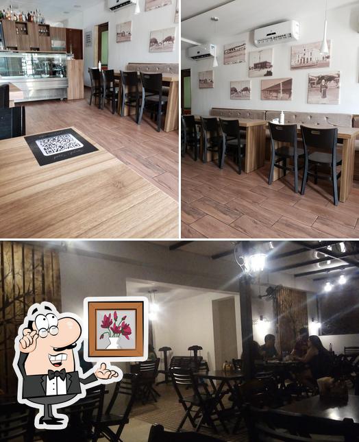 O interior do Dolce Bistrô