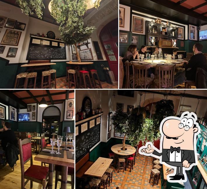 Gli interni di Hugo Cabret restaurant & grill