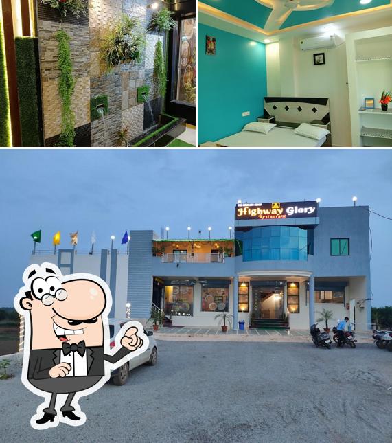 The restaurant's exterior and interior