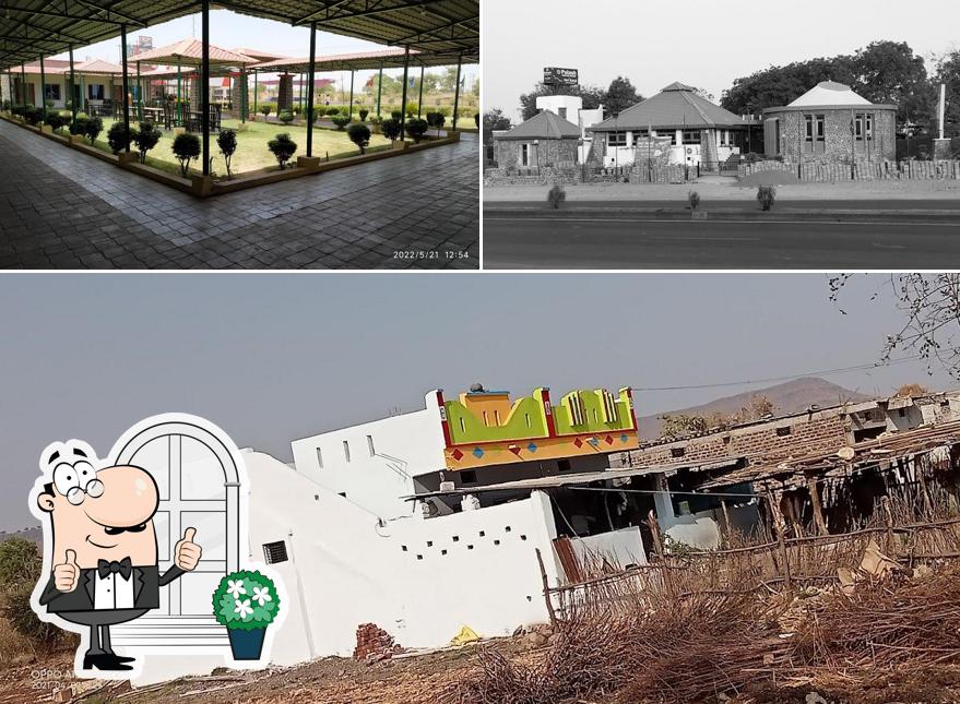 The exterior of Palash Heritage Resort