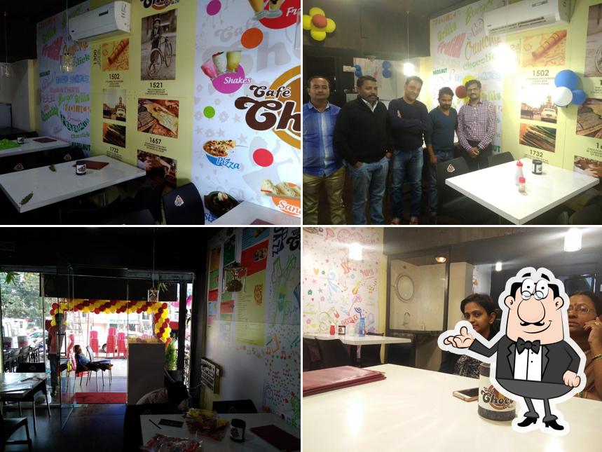 Take a seat at one of the tables at Cafe Choco Craze Gadhinglaj