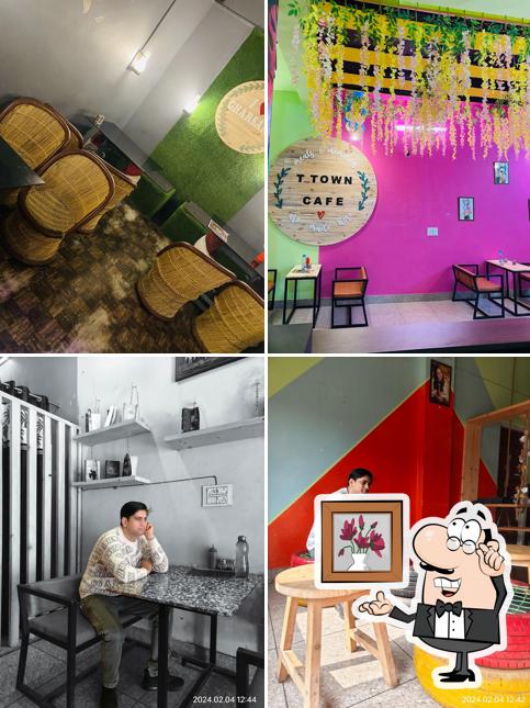 The interior of The New Town cafè
