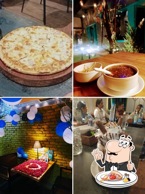 At Marshmello Cafe & Restro, you can order pizza
