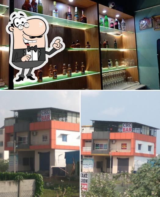 CRC Bar is distinguished by exterior and wine