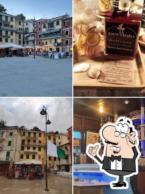 Dai un'occhiata agli interni di bar il portiolo