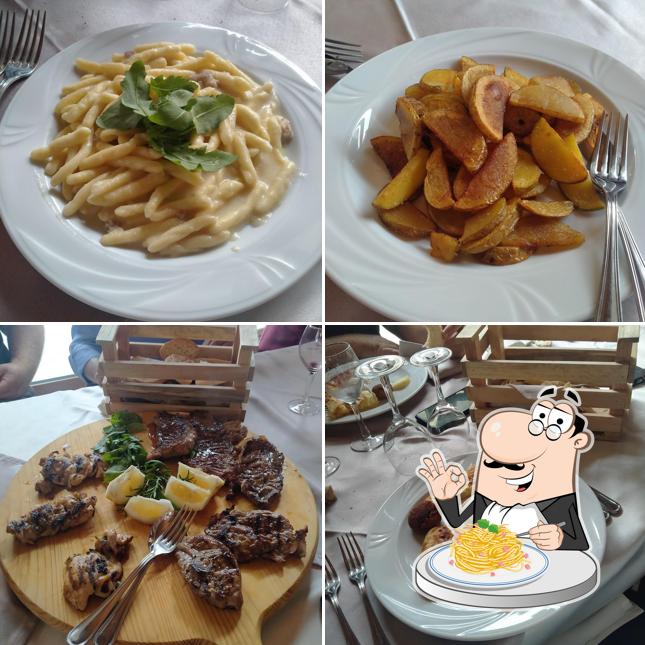 Spaghetti alla carbonara al Agriturismo La Casa Vecchia