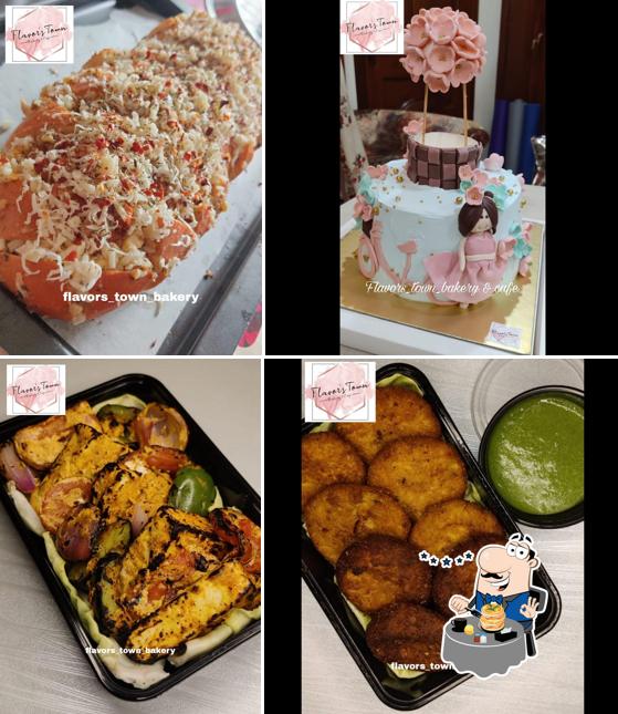 Food at Flavor's Town Bakery & Cafe