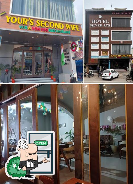 The restaurant's exterior and interior