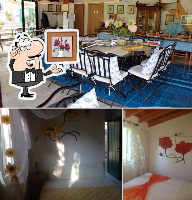 Gli interni di Il Rifugio di Artemide
