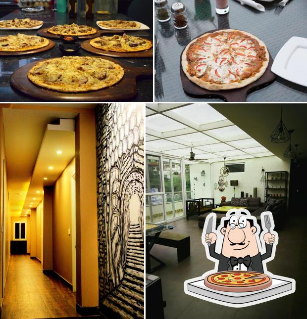 Order pizza at Nirvana Lodge and Lounge (A boutique hotel) Mussoorie