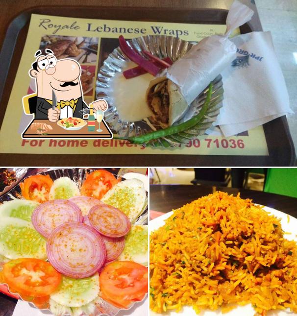 Food at Royal Lebanese Wraps