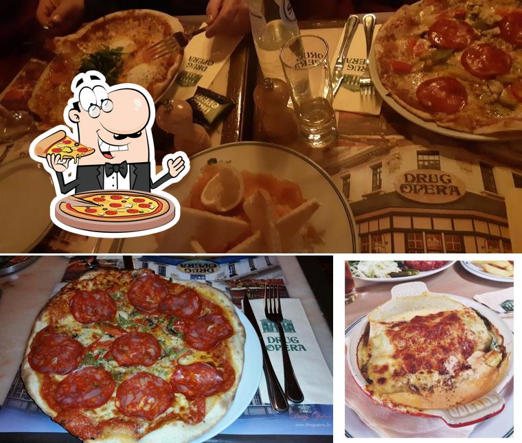 Choisissez de nombreux types de pizzas