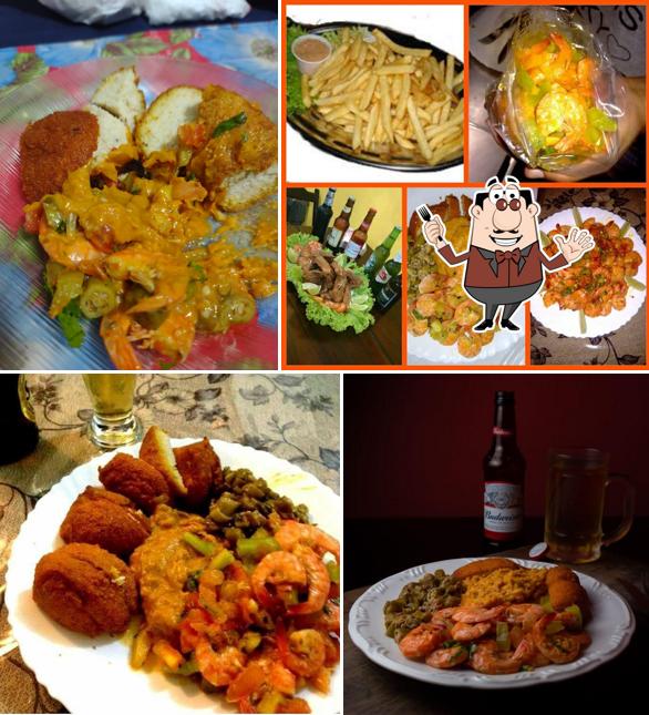 Platos en Dinho Do Acarajé