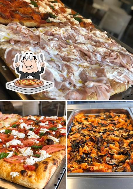Ordina una pizza a Gusto Pizzeria al Taglio, Tavola Calda, Rosticceria