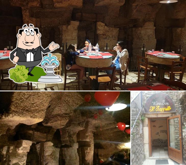 La esterno e interni del ristorante