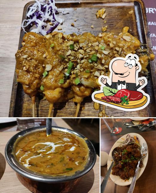 MAURYA VEG provides meat dishes