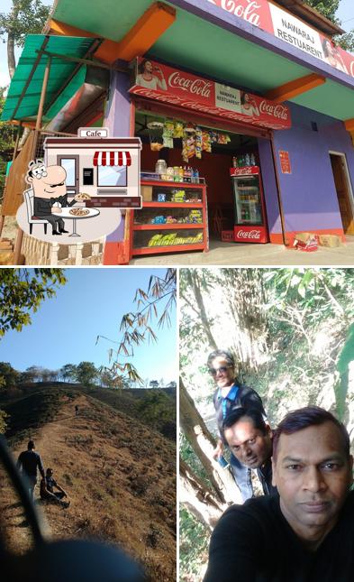 The photo of exterior and food at Nawaraj Restaurant