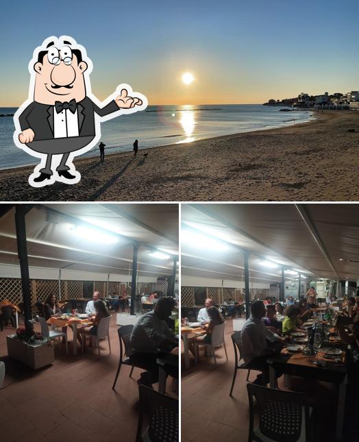 Gigi bar Santa Marinella si caratterizza per la interni e esterno