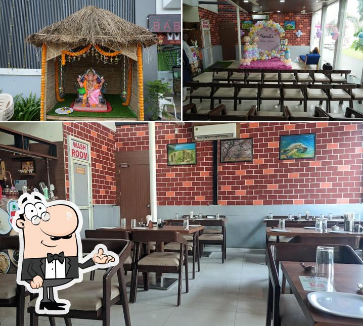 The interior of Rasam Garden Restaurant