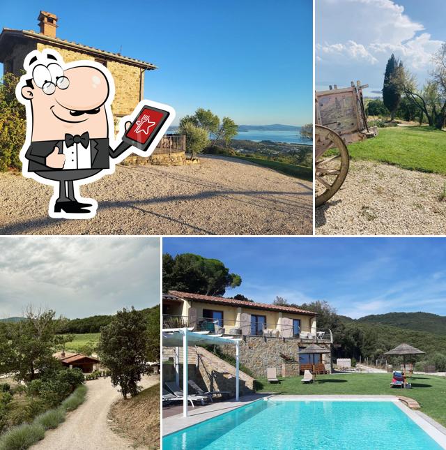 Gli esterni costituiscono una caratteristica importante di Agriturismo Di Colle In Colle