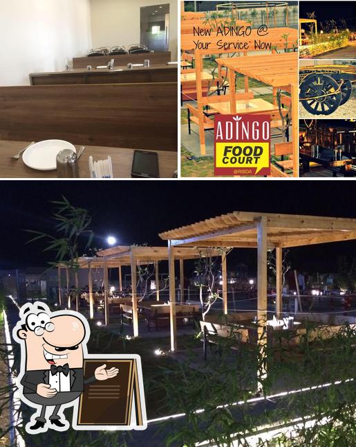 Among various things one can find exterior and interior at Adingo - The Temple of Taste Rajkot