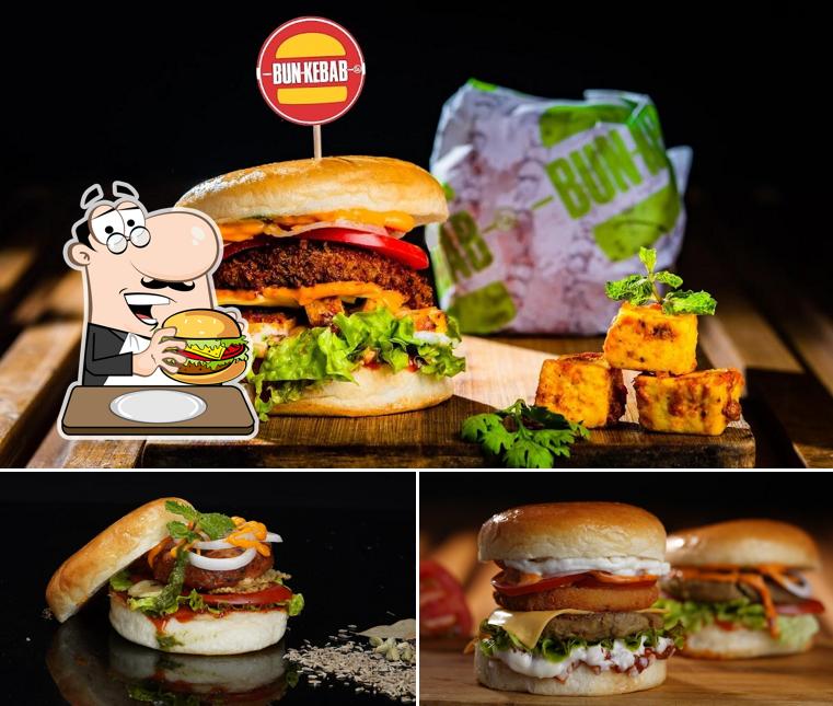 Try out a burger at Bun Kebab Company - The Original Indian Burger
