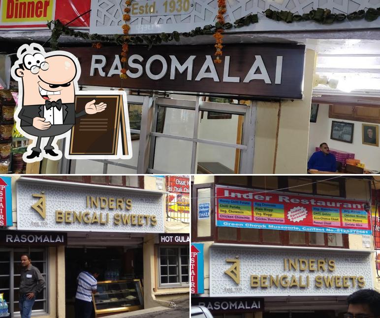 Check out how Inder's Bengali Sweets looks outside