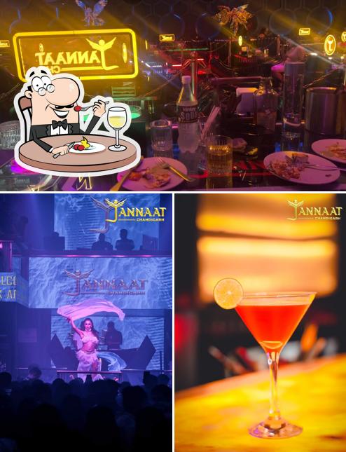 The restaurant's food and beverage