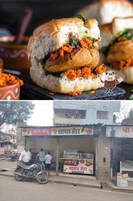 Pulled pork sandwich at LAD BANDHU VADPAV