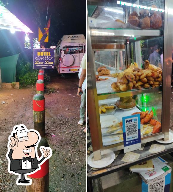 The interior of Zam zam fast food