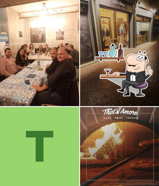 Gli interni di That's Amore La Pizzeria
