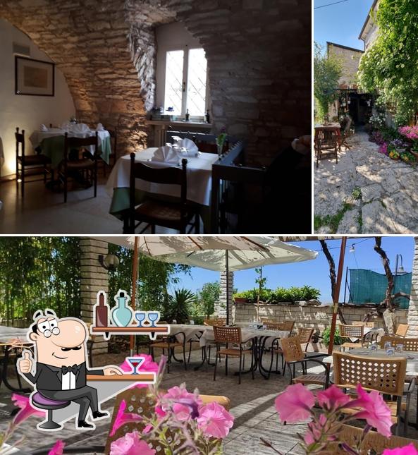 Gli interni di Trattoria Dalla Rosa Alda