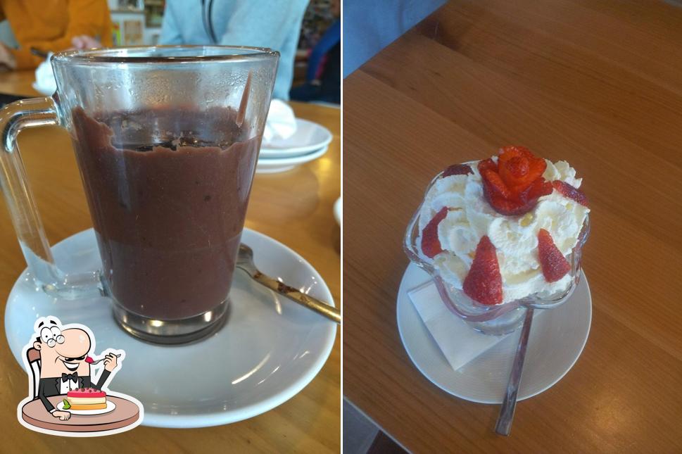 Giornale & Caffè serve un'ampia varietà di dessert