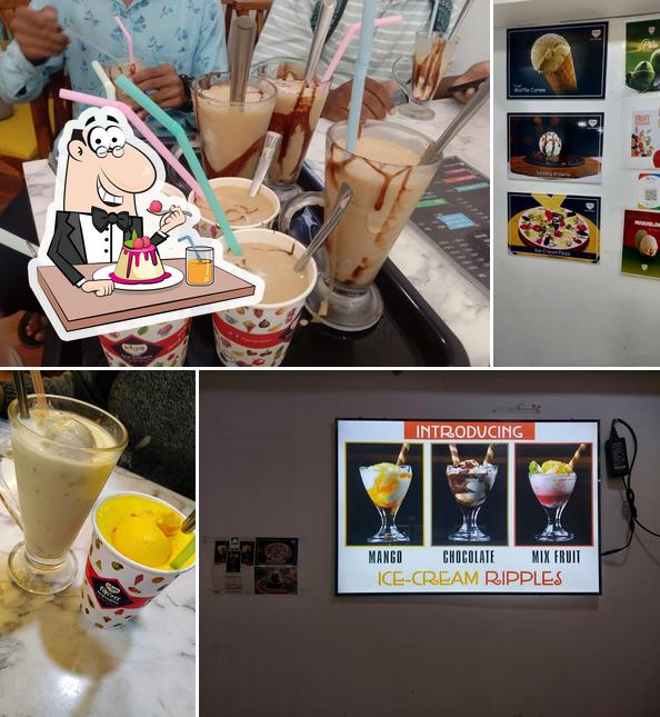 Kiga Icecream provides a selection of sweet dishes