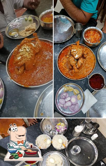 Chicken curry at Hotel Akshay