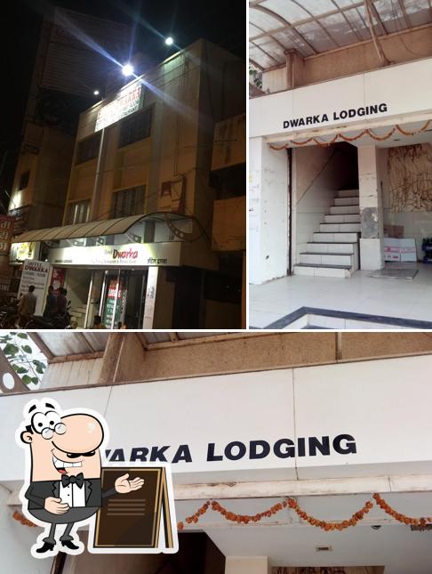 The exterior of Hotel Dwarka