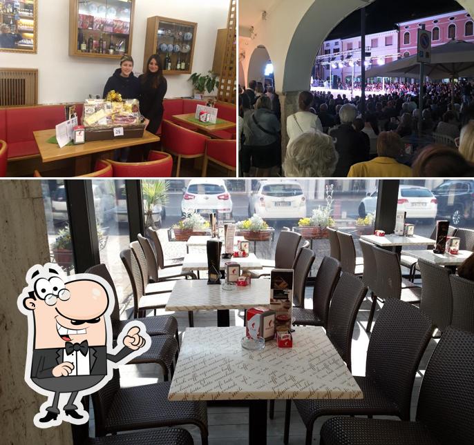 Gli interni di Caffè Olimpico