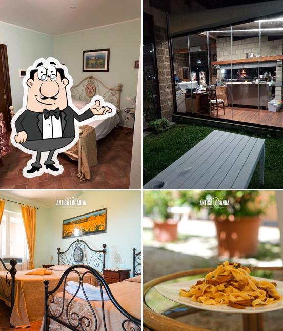 Gli interni di Albergo Ristorante Antica Locanda della Via Francigena