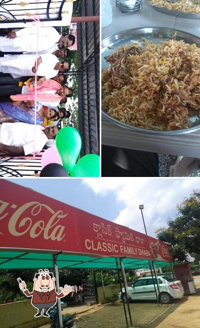 Among different things one can find food and exterior at Classic family dhaba