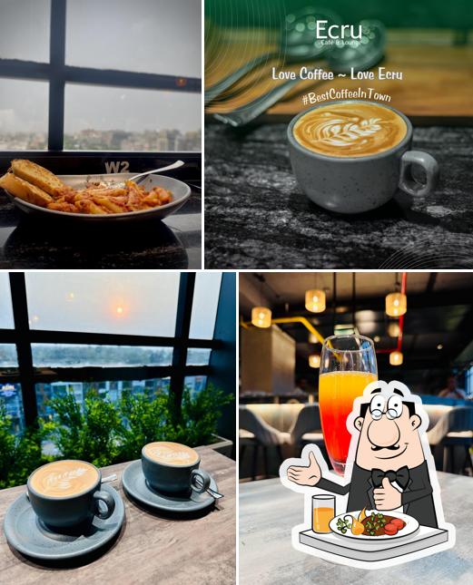 Food at Ecru café & lounge